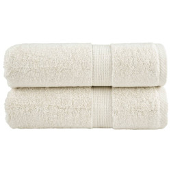 Toalhas de bidé premium solund 2 pcs 30x50 cm 600 gsm creme