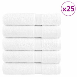 Toalhas de banho premium solund 25pcs 100x150cm 600 gsm branco