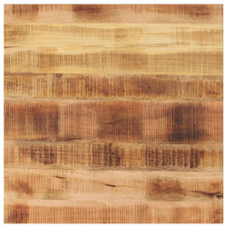 Tampo de mesa quadrado 80x80x2,5 cm mangueira áspera maciça