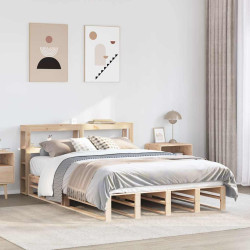 Cama sem colchão 120x190 cm madeira de pinho maciça