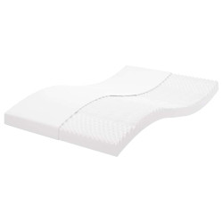 Colchão de espuma 140x210 cm 7 zonas dureza 20 ild branco