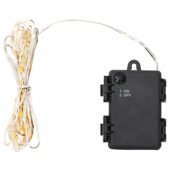 Cordão de luz com 15 leds e ventilador 150 cm