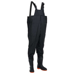 Jardineiras com botas tamanho 39 preto