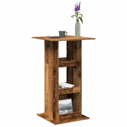 Mesa de bar com arrumação derivados de madeira madeira velha