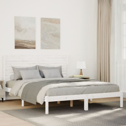 Cama extra longa sem colchão 140x210 cm madeira maciça