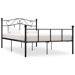 Estrutura de cama 120x200 cm metal preto