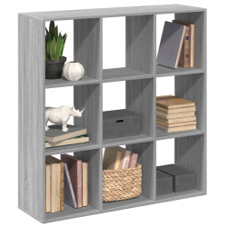 Estante divisória 102x29x103,5 cm deriv. madeira cinza sonoma