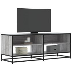 Móvel TV 120,5x40x46 cm derivados madeira/metal cinzento sonoma