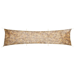 Rede de camuflagem com saco de arrumação 613x138 cm areia