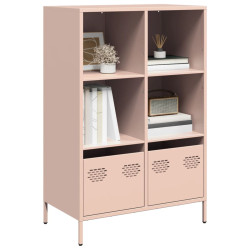 Móvel alto 68x39x103,5 cm aço rosa