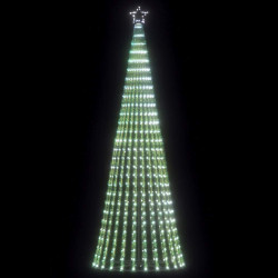 LED árvore de natal 475 leds branco frio 247 cm