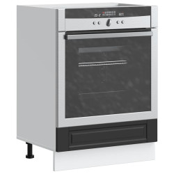 Armário forno porto derivados de madeira preto