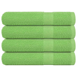 Toalhas sauna frogn 4pcs 80x200 cm 360 g/m² verde maça