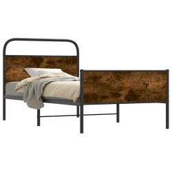Estrutura cama s/ colchão derivados de madeira carvalho sonoma