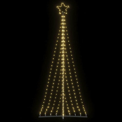 LED árvore de natal 447 leds branco quente 250 cm