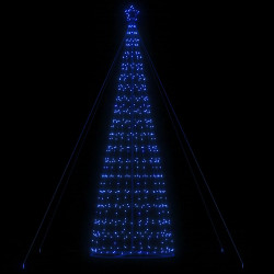 LED árvore de natal 1534 leds azul 500 cm