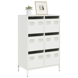 Móvel alto 68x39x101,5 cm aço branco