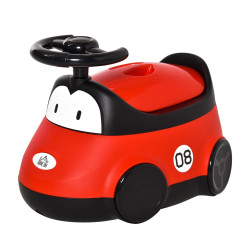 Bacio para Bebé de 6-36 Meses Bacio de Aprendizagem Treinamento Portátil em Forma de Carro com Tampa Volante Fácil de Limpar Car