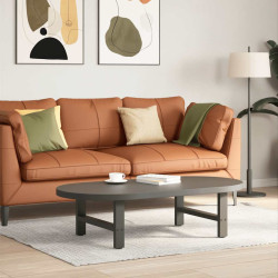 Pés para mesa de centro antracite 2 peças 70x(30-31) cm aço