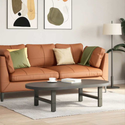 Pés para mesa de centro antracite 2 peças 60x(30-31) cm aço