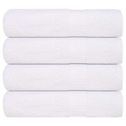 Toalhas de banho frogn 4 pcs 70x140 cm 360 g/m² branco