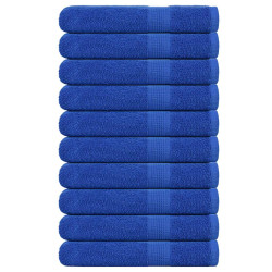 Toalhas frogn 10 pcs 100x200 cm 360 g/m² azul