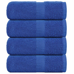 Toalhas de rosto frogn 4 peças azul 30x30 cm 360 g/m²