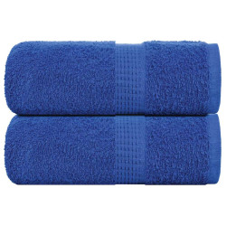 Toalhas de bidé frogn 2 pcs 30x50 cm 360 g/m² azul