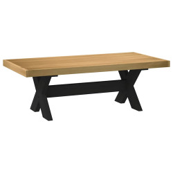 Mesa de centro noain pernas em forma de x 120x60x40 cm