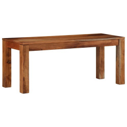 Banco 110 cm madeira maciça de acácia