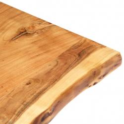 Tampo de mesa 80x(50-60)x2,5 cm madeira de acácia maciça - Imagen 3