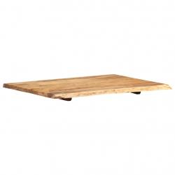 Tampo de mesa 80x(50-60)x2,5 cm madeira de acácia maciça - Imagen 5