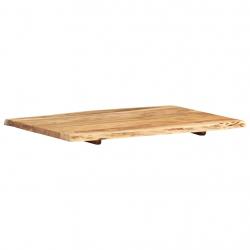 Tampo de mesa 80x(50-60)x2,5 cm madeira de acácia maciça - Imagen 6