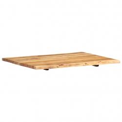 Tampo de mesa 80x(50-60)x2,5 cm madeira de acácia maciça - Imagen 7