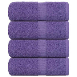 Toalhas de bidé frogn 4 pcs 30x50 cm 360 g/m² roxo