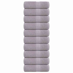 Toalhas de bidé frogn 10 pcs 30x50 cm 360 g/m² cinzento