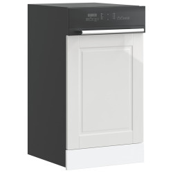 Painel máquina lavar louça porto branco alto brilho 45x1,5x57cm