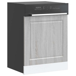 Painel máquina lavar louça porto cinzento sonoma 60x1,5x57 cm