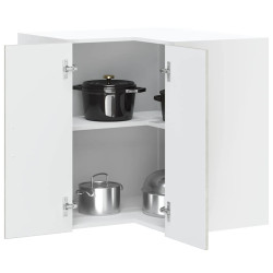 Armário canto parede cozinha lucca madeira cinzento cimento