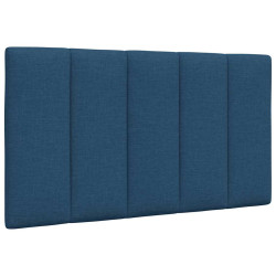 Almofadão de cabeceira hanko 80 cm tecido azul