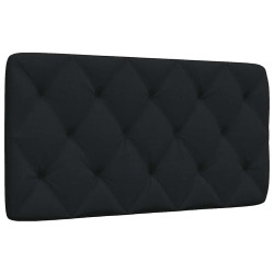 Almofadão de cabeceira 100 cm tecido preto