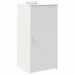Armário de arrumação 50x45x103,5 cm derivados de madeira branco