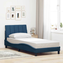 Estrutura de cama sem colchão hanko 80x200 cm azul
