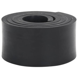 Borda de borracha para arado de neve preto 180x8x1 cm