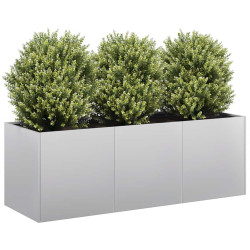 Planter 120x40x40 cm aço galvanizado