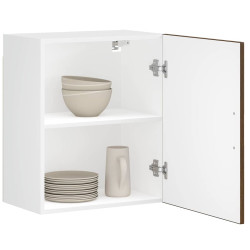 Armários parede cozinha 2 pcs porto madeira carvalho castanho