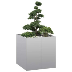 Planter 80x80x80 cm aço galvanizado