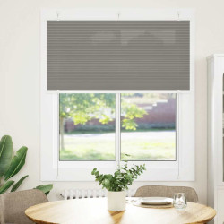 Antracite plissada cega 115x100 cm largura tecido 114,4 cm