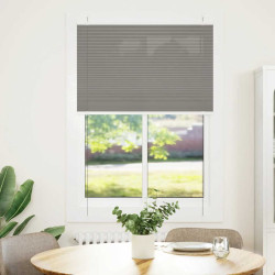 Antracite plissada cega 90x100 cm largura tecido 89,4 cm