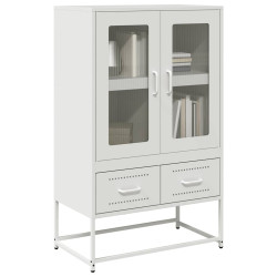 Móvel alto 68x39x111,5 cm aço branco